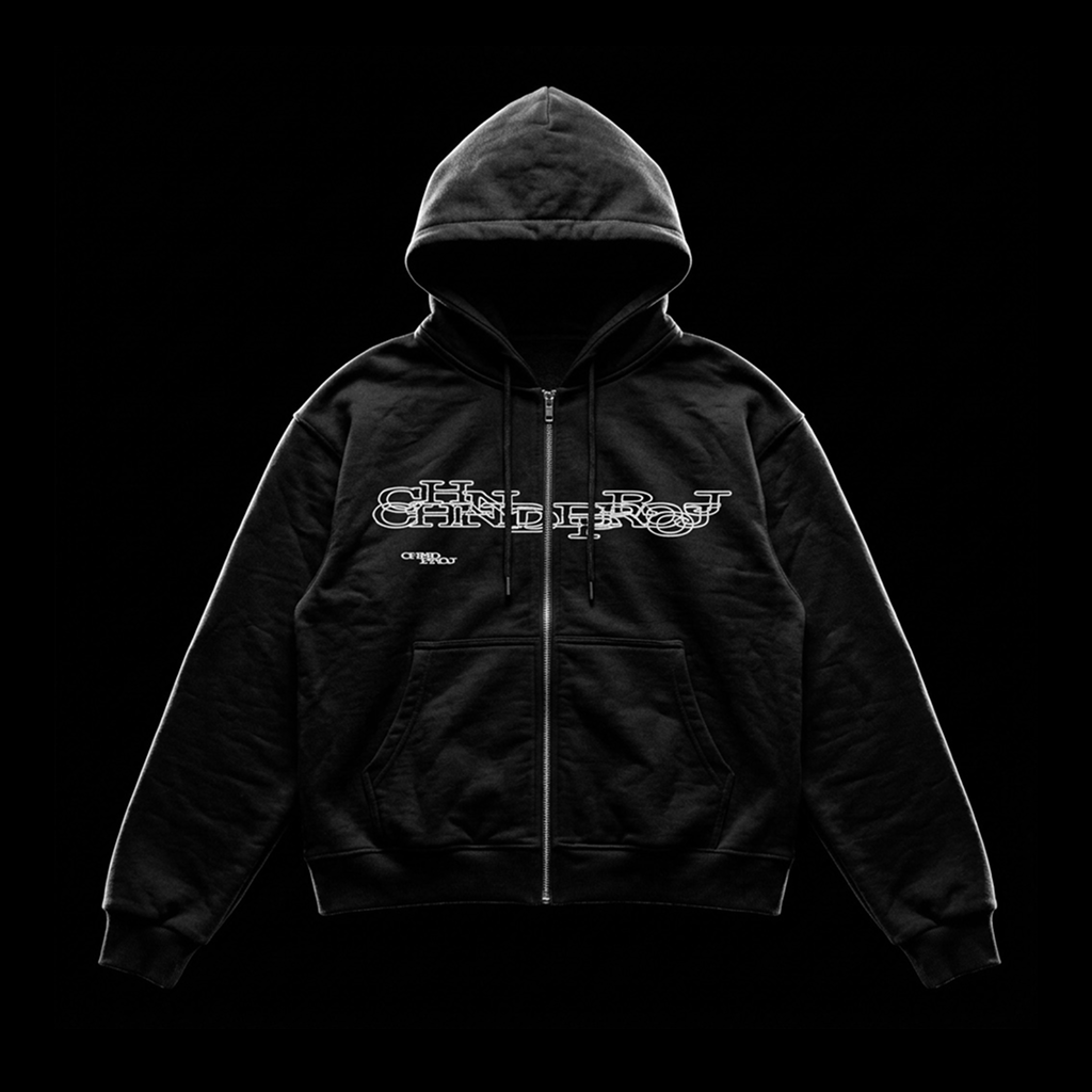 CROP ZIP-HOODIE "DEEP"